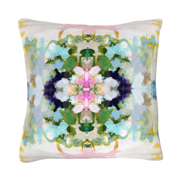 Nantucket Bloom 22x22 Pillow: 22” x 22” Throw Pillow