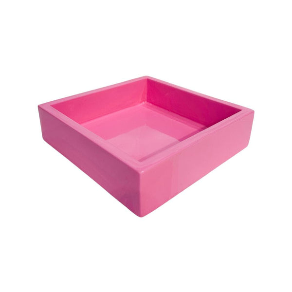 Laura Park Hot Pink Bamboo Cocktail Napkin Holder: One Size