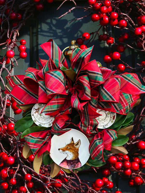 Tally Ho Virginia Hunt Country Wreath