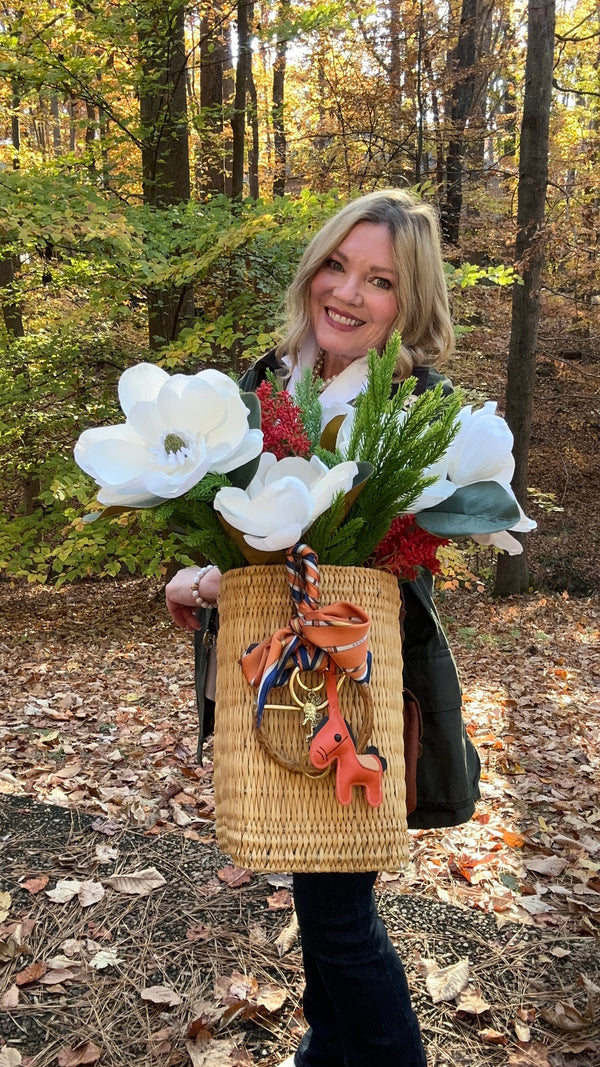 Orange Pony Bag Charm
