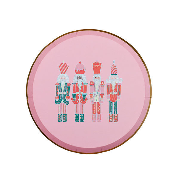 BONJOUR FÊTE X ONE & ONLY PAPER NUTCRACKER SMALL PLATES