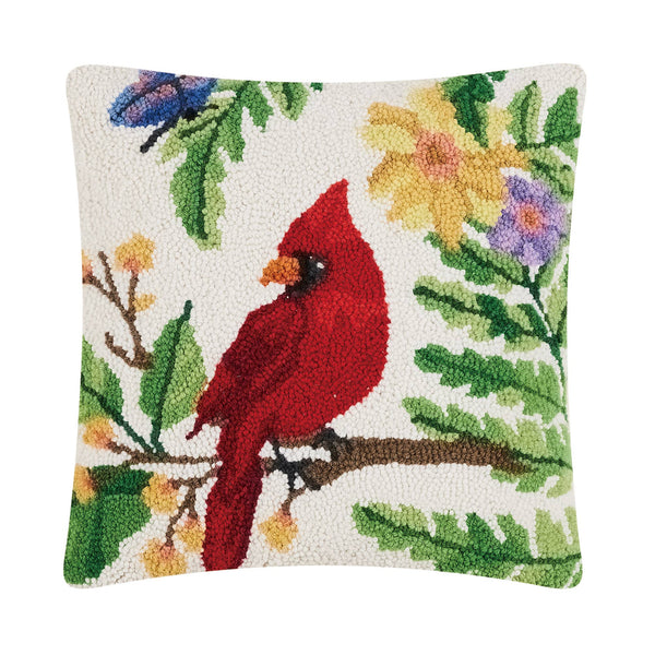 Cardinal Hook Pillow