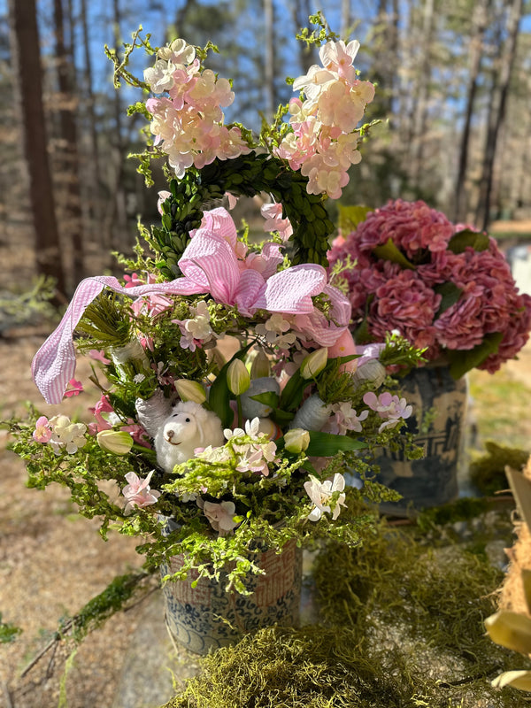 Woodland Bunny Basket Spring 2025