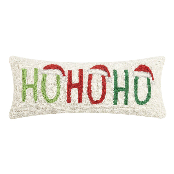 Ho Ho Ho Hook Pillow - Christmas