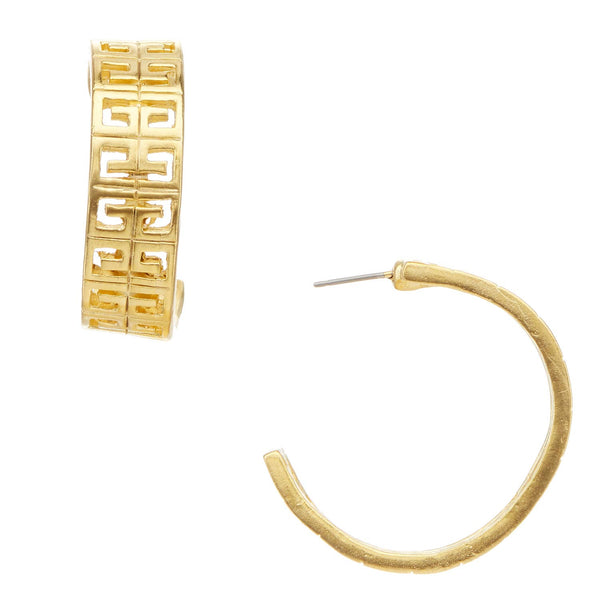 Greek Key Hoops