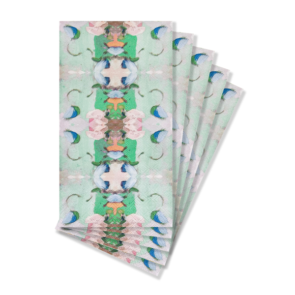 Monet's Garden Green Guest Towels: 4.25" x 7.75" Guest Towels